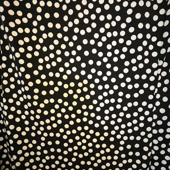 Jessica Howard Sleeveless Polka Dot Midi Dress Womens Size 14 Petite - Picture 4 of 4